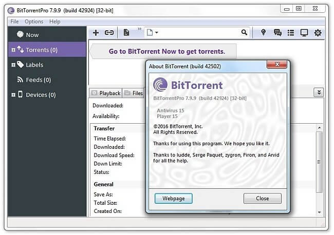 BitTorrent Pro 7.10.5 Build Crack